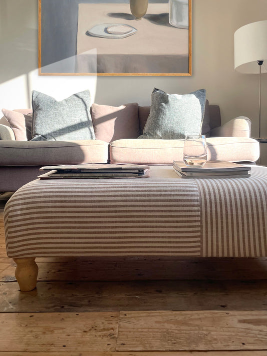 Footstool, camel